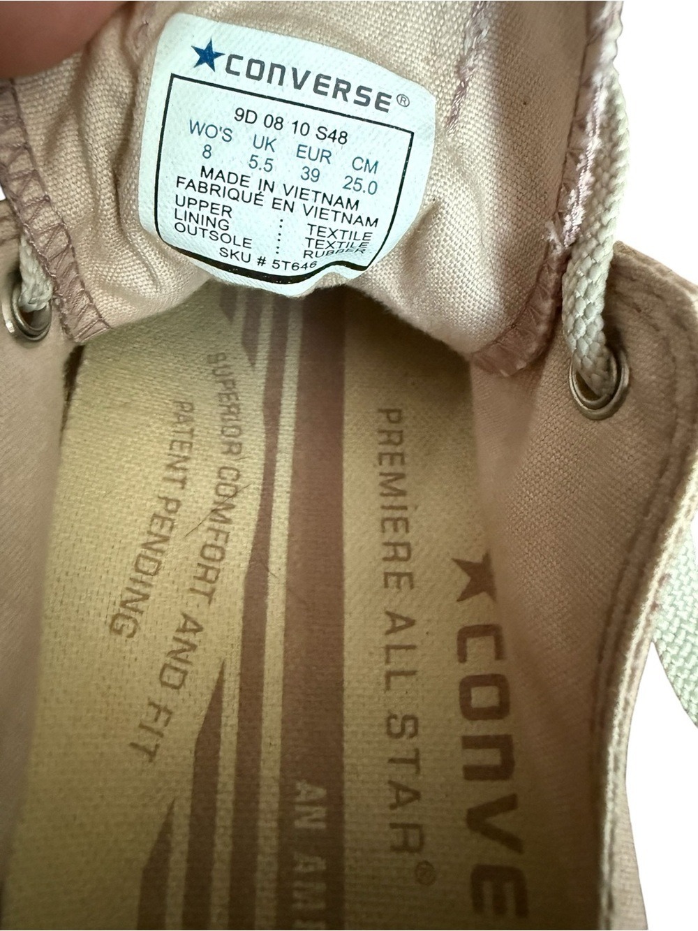Converse Pink Canvas Low Top Sneakers - Picture 11 of 11